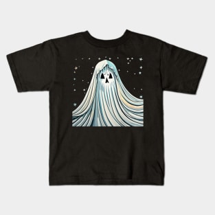White sheet ghost Kids T-Shirt